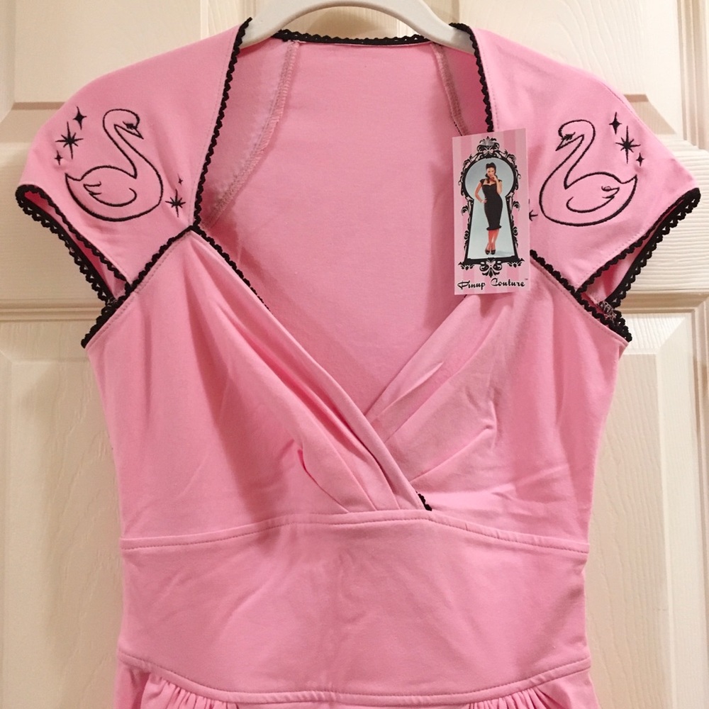 Pinup Couture Atomic Swan Luscious Dress Size S